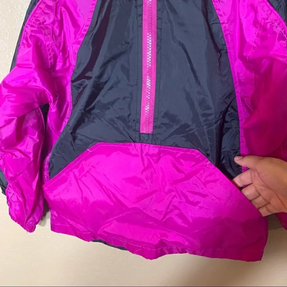 JPI Company vintage girls half zip windbreaker‎